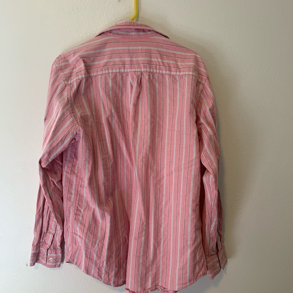 Pink and blue men’s button down long sleeve - Picture 2 of 4